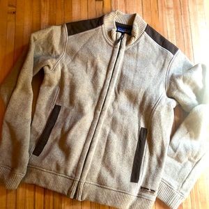 Patagonia wool blend zip Sweater